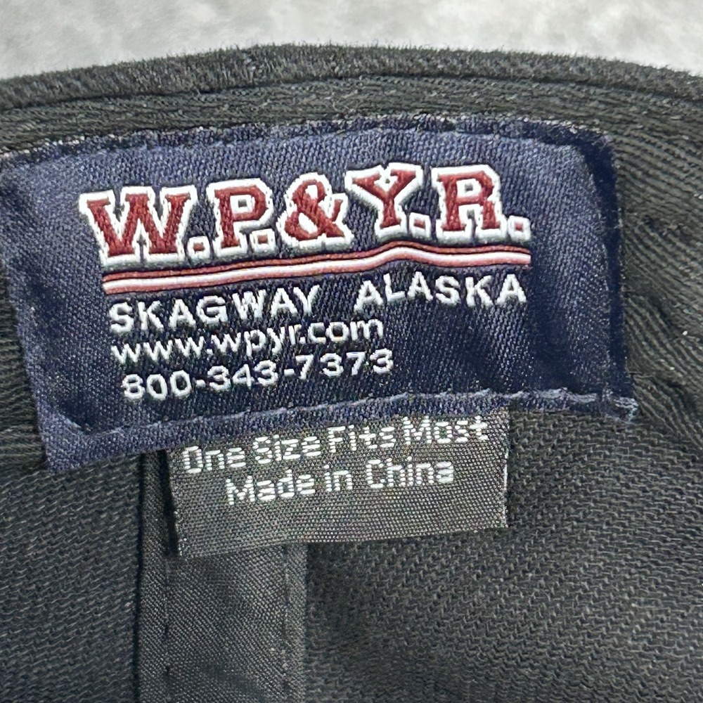 Alaska White Pass Yukon Route 125 Years Hat Cap black Skagway adjustable NWOT - Picture 5 of 7
